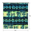 thumbnail image 5 of Hawaii Palm Tree Sunset Shower Curtain for Bathroom 72x72, Quick-Drying Polyester with Plastic Rings, Tropical Paradise Boho Decor, 5 of 5