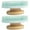 Light Blue, variant on Washranp 2Pcs Soft Silicone Body Scrubber Shower Brush,Bamboo Handheld Cleansing Massage Skin Brush Gentle Exfoliating and Lather Well