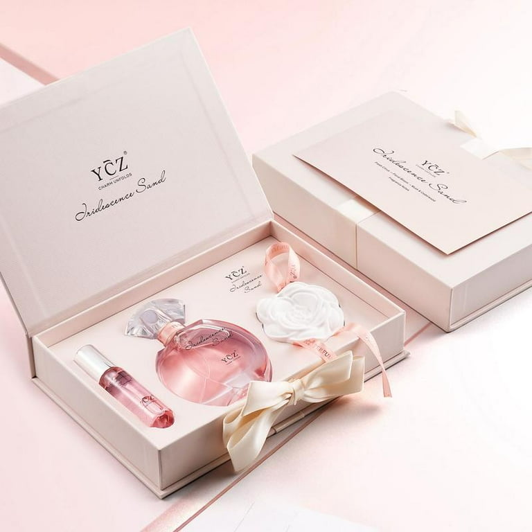 YCZ Golden Sands Women's Perfume Gift Set,3-Piece(50ml Full-Size+