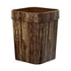 thumbnail image 4 of Contenedor de basura Contenedor de reciclaje Compacto Casa de campo Hogar Cuadrado Residuos Estrechos Basura marrón, 4 of 9