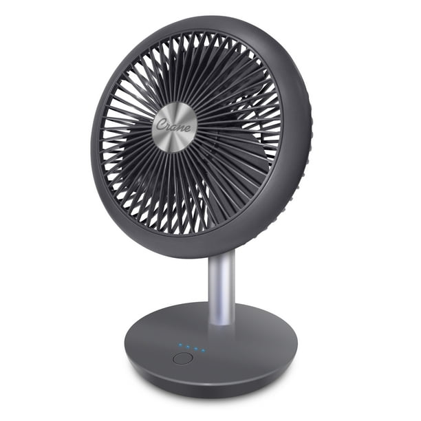 Crane USA 7 in 4-Speed Desktop Fan, EE-5618, Black - Walmart.com