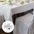 thumbnail image 5 of KAKOWELY 12Pcs Table Skirt Clips Silver Stainless Steel For Outdoor Meetings And Banquets With Adjustable Design, 5 of 8