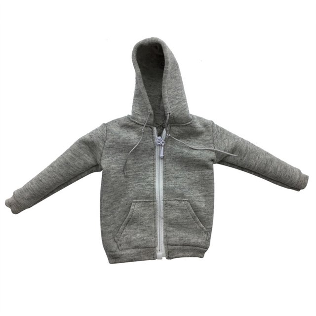 Ropa de muñeca Simple guapo 1/6 cuerpos de muñecas cubiertas modelos de modelos creativos de 12 pulgadas modelos femeninos de cubierta para decorar gris Inevent FN001410-02