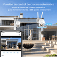 thumbnail image 3 of 2pcs Cámaras De Seguridad Exterior Wifi Hd Ip Visión Alarma Belug, Color Blanco, 3 of 5