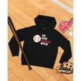 thumbnail image 4 of Tstars Eat Sleep Baseball Repeat Hoodie - Gift for Baseball Fans - Ideal for Birthday or Christmas - Cool Sports-Themed Sweatshirt - Baseball Lover's Apparel - Men's Baseball Team Fandom Hoodie, 4 of 7