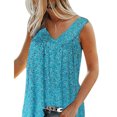 thumbnail image 2 of Guardurnaity Tanktop Sin Mangas Estampado Camiseta Sin Mangas Cuello Cuello Mujer Verano Mujer Chaleco Verano Prendas para la parte del cuerpo azul 3XL Guardurnaity AP002122-06, 2 of 6