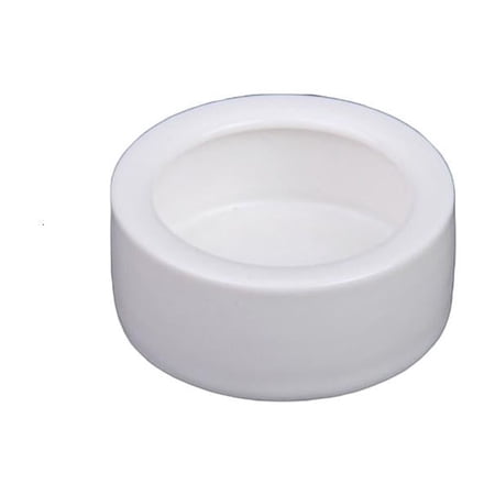 Necvior Reptile Food Bowl Ceramic Worm Dish Anti-Escape Reptile Feeder Feeding Dish