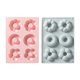 thumbnail image 1 of Moldes De Silicona Para Donas, Moldes Antiadherentes Para Pasteles, Herramientas Para Hornear Para Pasteles De Chocolate Diy, Galletas 2 Uds. Vogacara HA035649-00, 1 of 6