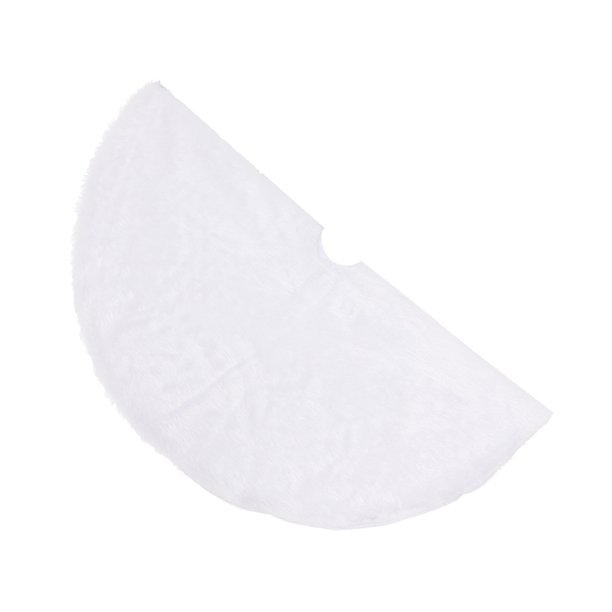 Cubiertas para pies de árbol de Navidad almohadillas suaves y ligeras Wdftyju para suelo de árbol decoración de Ambiente de felpa larga blanca para Bar al aire libre Hotel super