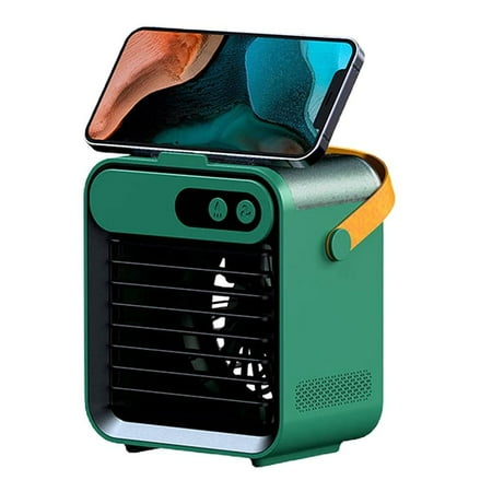 

Portable Air Cooler 150ML Mini Conditioner Fan 4000mAh Water-Cooled Cooler 4 in 1 Personal Humidifier