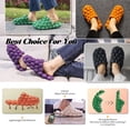 thumbnail image 6 of Women Bubble Slides Slippers Massage Spa Slippers, Non-slip Gym Home Shower Bedroom Slippers, 6 of 8