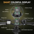 thumbnail image 4 of 1800W Peak 750W Rated Electric Bicycle, 48V 15Ah Battery and 45Miles Range, 26'' Tire Mountain Ebike,7 Speeds Commuter Ebike, Step-Through E-Bike with Built-in battery ages16+, UL2849, 4 of 11