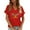 02 Red, variant on Fewfanhot Womens Shirts Mardi Gras Shirts for Women Carnival V-neck Graphic Party Top