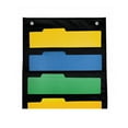 thumbnail image 3 of Hanging Wall File Organizer Large 5 Pockets Storage Pocket Chart with 2 Hangers Folder Holder Document Organizer for Office School Classroom Library Home, 3 of 6