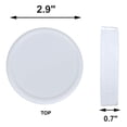 thumbnail image 2 of 120X Regular Mouth Lids for Mason Jar Lids Plastic Storage Caps for Mason Canning Jars and More, Standard, Dia 70mm, 2 of 10