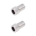thumbnail image 3 of QualitChoice 5 Pack Valve Adapter Convenient to Carry Fool-style Operation Premium Material Presta Cap Tube Pump Tool Presta to for Schrader Silver 2Set, 3 of 6