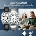 thumbnail image 2 of Atomic American English Talking Watch Speaks Clear and Loud Time, Date and Alarm time Stretch Band is Best Gift for Senior,Visually impaired, or Blind People, 2 of 5