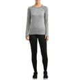 thumbnail image 5 of ClimateRight by Cuddl Duds Women's and Women's Plus Plush Warmth Long Underwear Top, 5 of 5