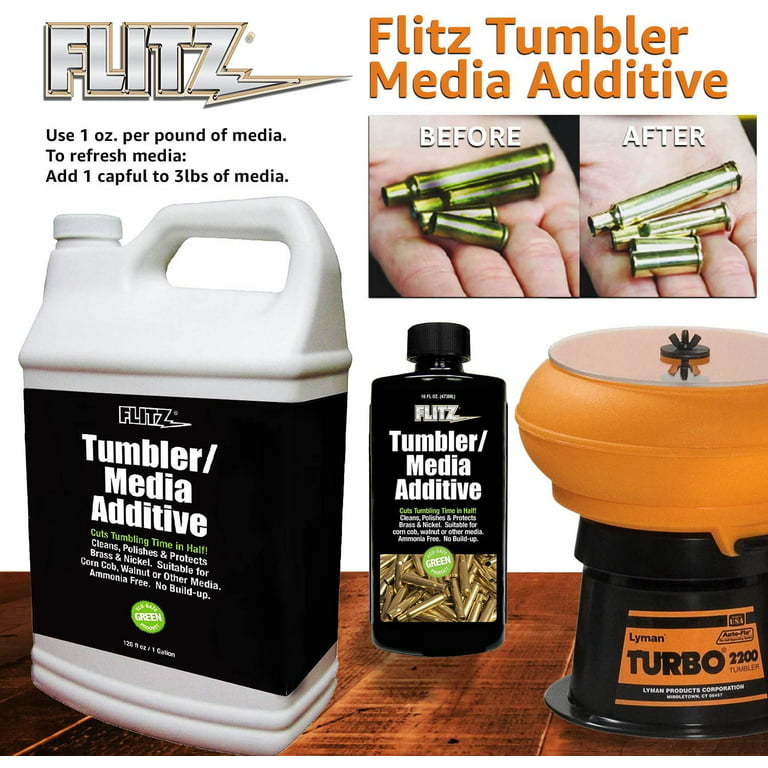 Flitz Ta 04806 Tumbler Media Additive 16 oz. Bottle Black