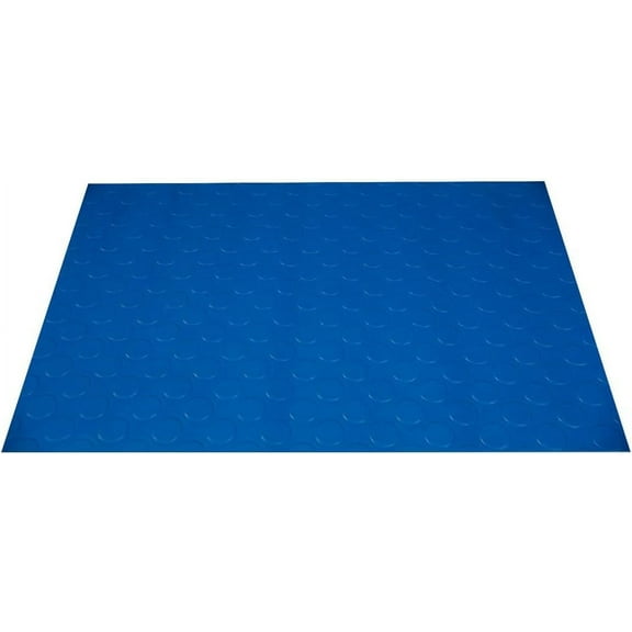 YANG2, 24" x 36" Swimming Pool Ladder Mat | Protects Vinyl Pool Liner | Blue, Non-Slip, Rectangular, Machine Made, Vinyl, Summer, Outdoor, 1 Piece