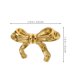 thumbnail image 2 of CRILSTYLEO 2Ud Decorativos De Latón Dorado Con Forma De Moño Para Muebles Y Armarios, 2 of 8