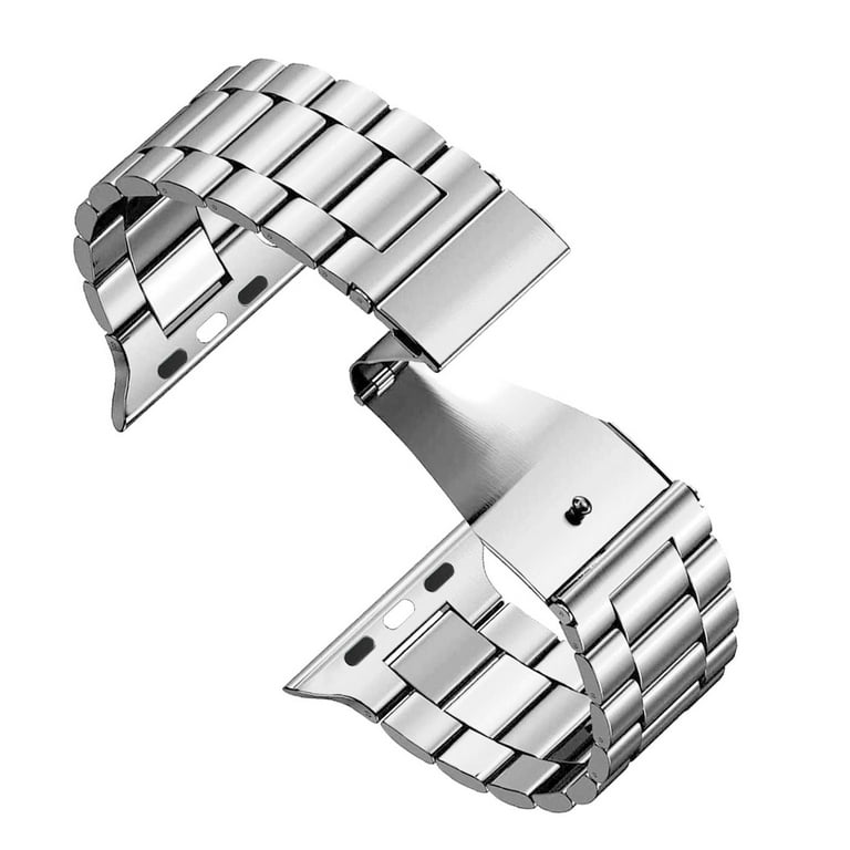 Worryfree Gadgets Stainless Steel Classic Wristband for Apple