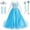 Sky Blue, variant on Aximioll Little Girls Fairy Tale Princess Dress, Halloween Party Elegant Princess Dress up Clothes with Accessories, Toddler Princess Cosplay Outfits for Girls Age 2 - 12 Years, Sky Blue/100