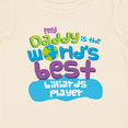 thumbnail image 4 of Inktastic Billiards Player Daddy Boys or Girls Baby T-Shirt, 4 of 5