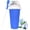 Blue, variant on Slushie Maker Cups, Magic Quick Frozen Smoothies Cup for Homemade Milk Shake Ice Cream Maker, Cooling Cups, Double Layer Squeeze Slushy Maker Cup, Birthday Gifts for Kids Mom Dad (Green)