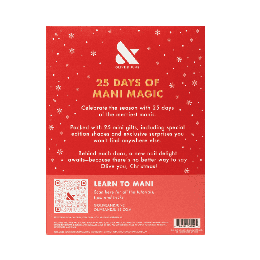 Olive & June 25 Days of Mani Magic Advent Calendar