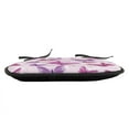 thumbnail image 3 of Butterfly Chair Seating Cushion Set of 6, Various Flying Butterflies Colors Hippie Style Print Design, Seat Pads for Office with Anti-slip Backing, 16"x16", Pink Purple, by Ambesonne, 3 of 7