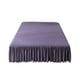 thumbnail image 1 of Sofa Vama Ropa de Cama Falda de cama de color liso con borde de algodón lavado conciso, cubrecama, faldón, sábana, funda protectora antideslizante y resistente a la suciedad. for Navideño, 1 of 4