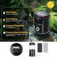thumbnail image 3 of 1PCS Solar Camping Lantern for Power Outages - USB Rechargeable Lamp Camping Essentials，Collapsible Portable Waterproof Solar Lights for Indoor Outdoor Emergency Light, 3 of 6