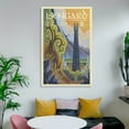 thumbnail image 6 of Lord of The Rings Retro Travel Poster Isengard Poster Cool Artworks Painting Wall Art Canvas Prints Hanging Picture Home Decor Posters Gift 16x24inch(40x60cm), 6 of 6