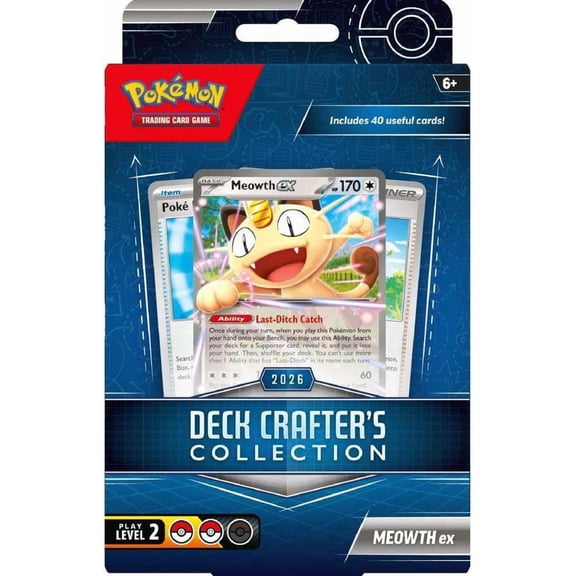 Collectible 2026 Pokémon Deck Crafter's Collection English Box Paper MPN 10-10681-101