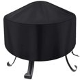 thumbnail image 1 of Fire pit cover round, 34x15 waterproof antiUV with drawstring, windproof, dustproof for outdoor, 1 of 5