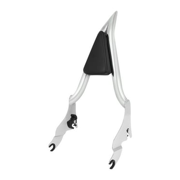 16" Chrome Passenger Backrest Sissy Bar For Harley Touring Street Road Glide 09 
