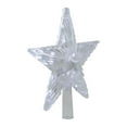 thumbnail image 3 of Northlight 8.5" LED Lighted Clear 5 Point Star Christmas Tree Topper, White Lights, 3 of 5