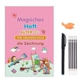 thumbnail image 1 of Envío Gratis, juguetes Montessori reutilizables, cuadernos en inglés y francés, bolígrafo, pegatina de escritura para niños, cuaderno mágico para caligrafía Dengxun unisex, 1 of 2