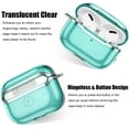 thumbnail image 2 of Étui Compatible pour Airpods Pro, Étui de Protection Souple TPU Transparente avec Porte-Clés Antichoc pour Apple Airpods Pro, 2 of 8