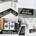 thumbnail image 6 of Halloween Kitchen Rug Set Of 2 Anti Fatigue Kitchen Mats for Floor,Home Sweet Haunted House Castle Halloween Kitchen Rugs and Mats for Bathroom,Room Outdoor (47x17+30x17 Inches), 6 of 7