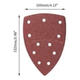 thumbnail image 2 of Papel de lija NQ 40 piezas triangular 105 x 152 mm, 2 of 5