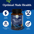 thumbnail image 3 of Natures Craft Male Fertility Supplements for Sperm Motility with Maca Root & CoQ10, 270 Capsules, 3 of 9