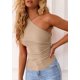 thumbnail image 4 of Musculosa PRETTYGARDEN Mujer Verano 2025 Y2K Un Hombro, 4 of 5