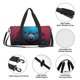 thumbnail image 4 of Balery Neon Cyberpunk Blue Bear Bolsa de Gimnasio para Mujeres y Hombres, Bolsa de Viaje Impermeable, Bolsa de Fin de Semana con Compartimento para Zapatos y Bolsillo Húmedo, 4 of 6