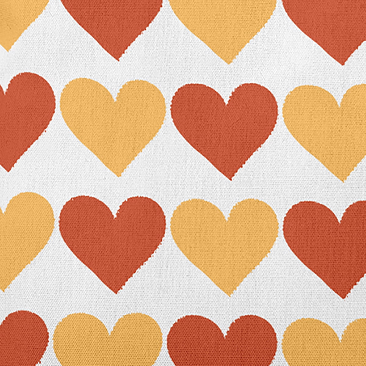 20"x20" Simply Daisy Valentines Alternating Hearts Poly Accent Pillow, Yellow Qty 1