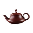 thumbnail image 1 of Tetera de Arcilla Púrpura, Tetera de Kung Fu Coleccionable con Tapa Y Mango Lateral, Tetera de Gongfu, Diseño Elegante para El Hogar de La Casa de Té Estilo D, 1 of 8