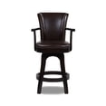 thumbnail image 4 of 27in Vintage Brown Faux Leather - 360 Degree Swivel & High Backrest Support - Counter and Bar Table Use / Enjoy a Luxurious Sitting Experience, 4 of 7