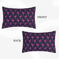 thumbnail image 2 of Daiia Cute Flamingo Bedding Waterproof Pillow Protector Zippered Queen – Bed Bug Proof Pillow Encasement-14"x20", 2 of 6