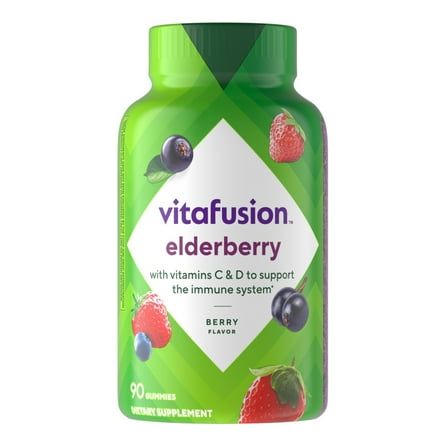 Vitafusion Elderberry Gummy Vitamins, 90ct